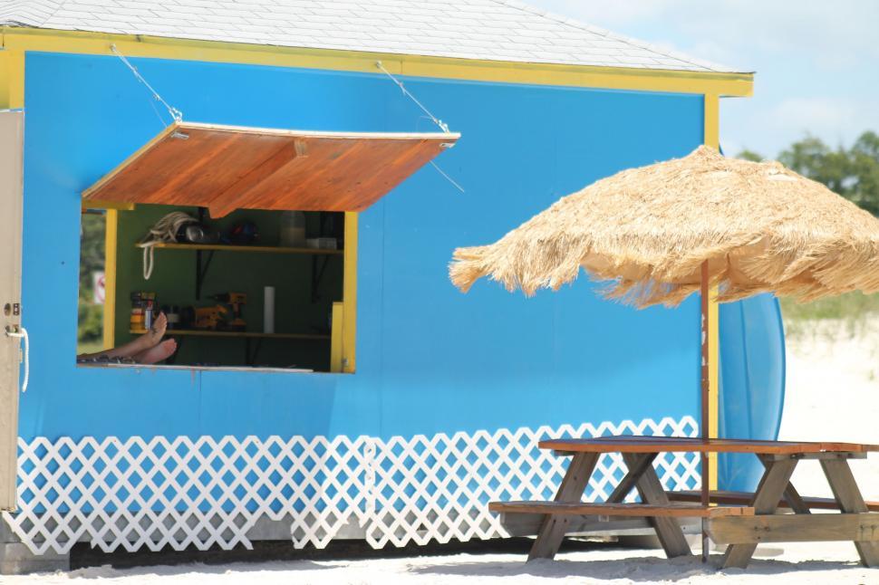 Free Image of Beach stand 