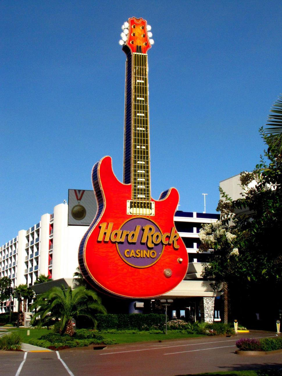 Free Image of Hard Rock Casino Guitar - Beach Blvd, Biloxi 