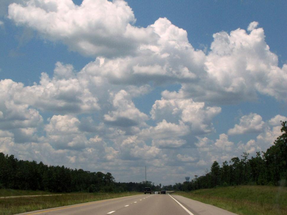 Free Image of Highway and Sky  