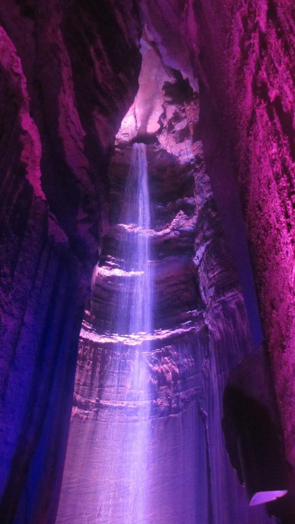 Free Image of Ruby Falls: Underground Waterfall 