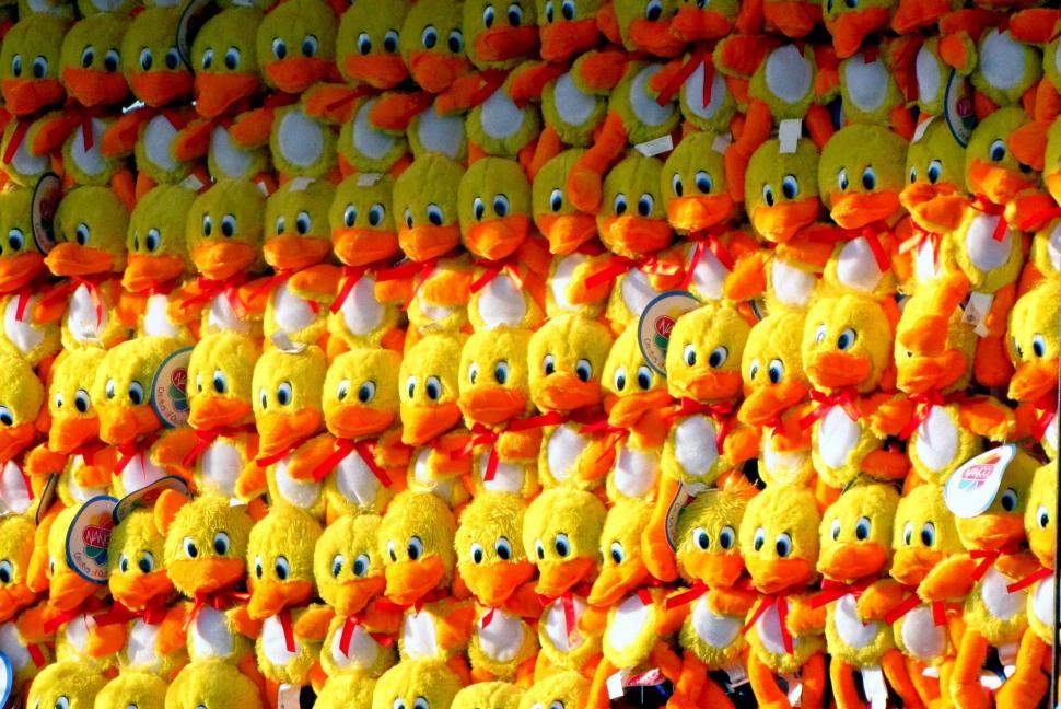 Free Image of Yellow Duck Toys  
