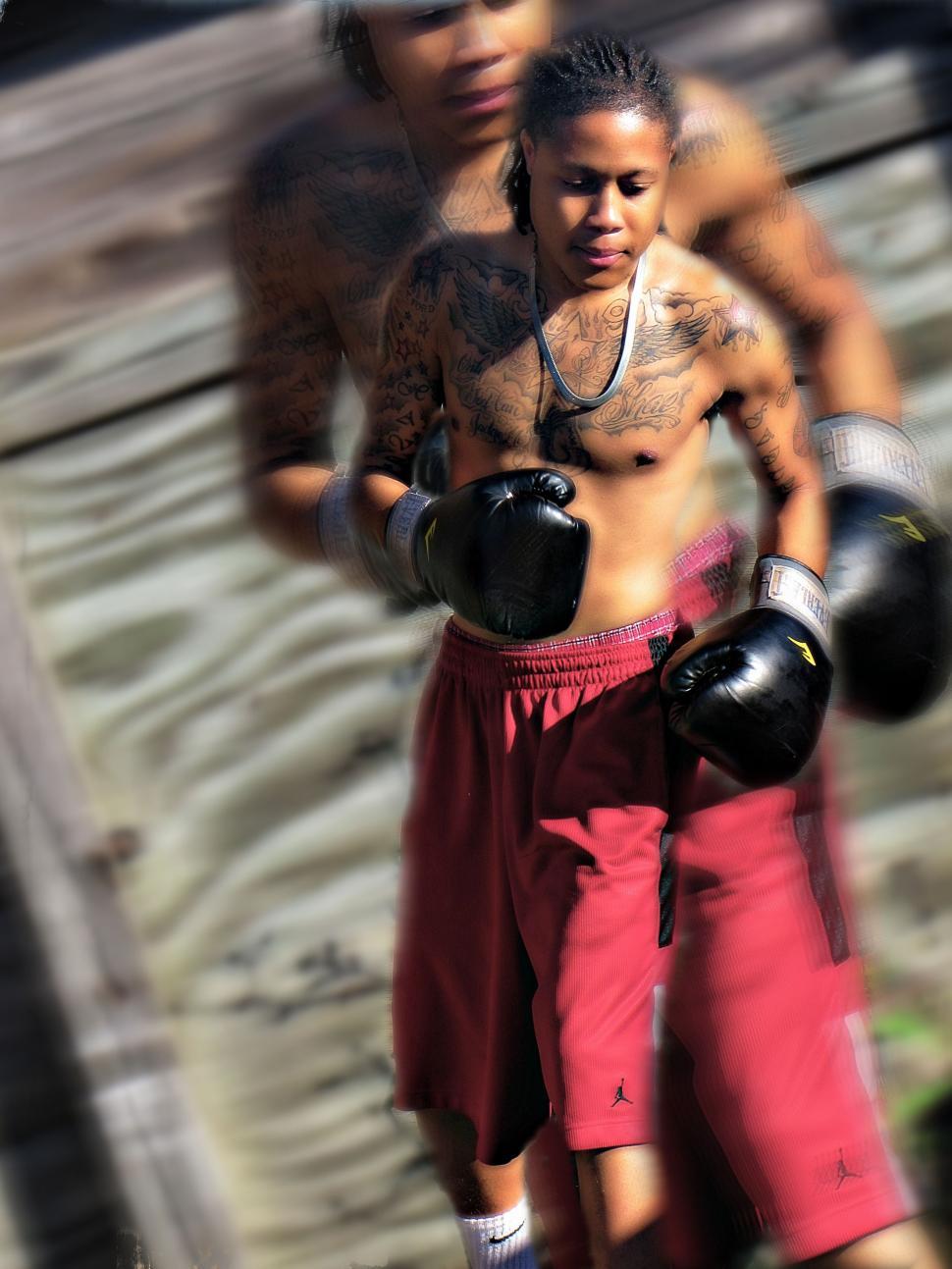 Free Image of Young Male Boxer (Sports)  