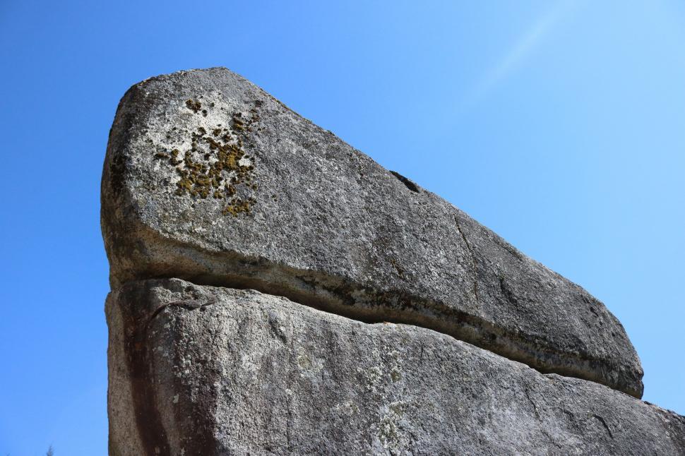 Free Image of Rock and Sky  