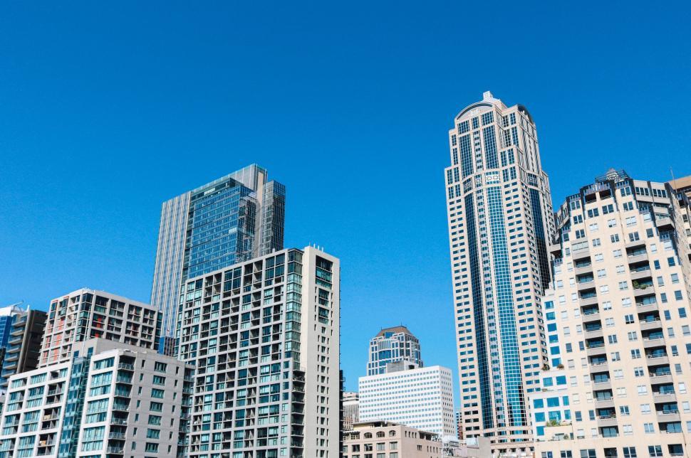 Free Image of Skyscrapers in Seattle, Washington 
