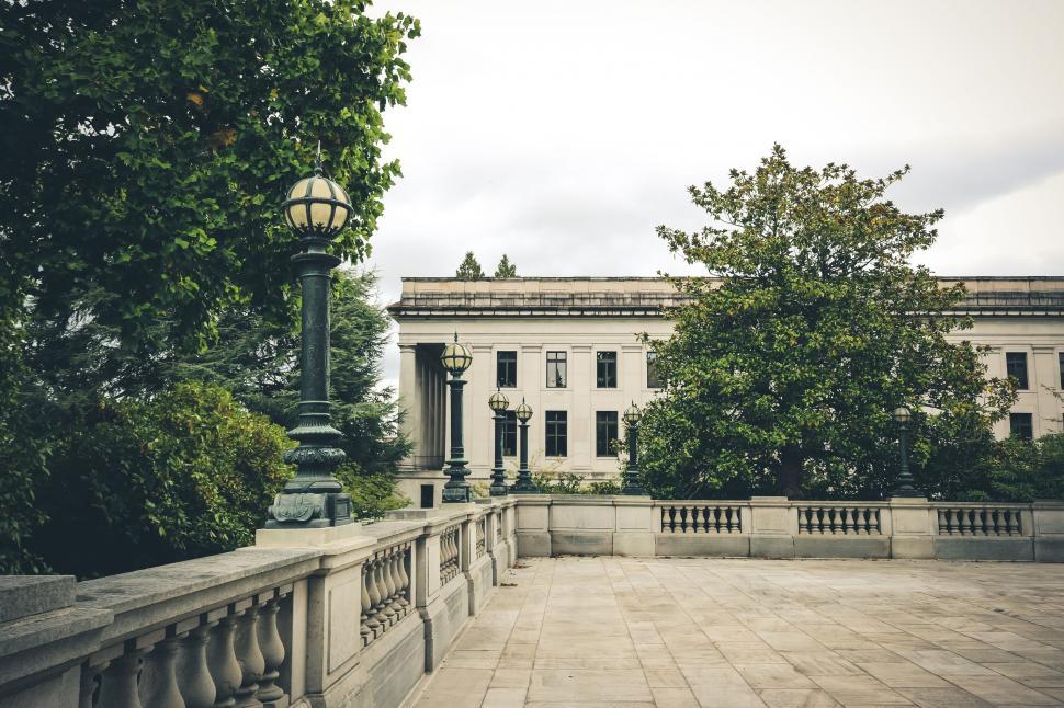 Free Image of Terrace of Washington State Capitol 