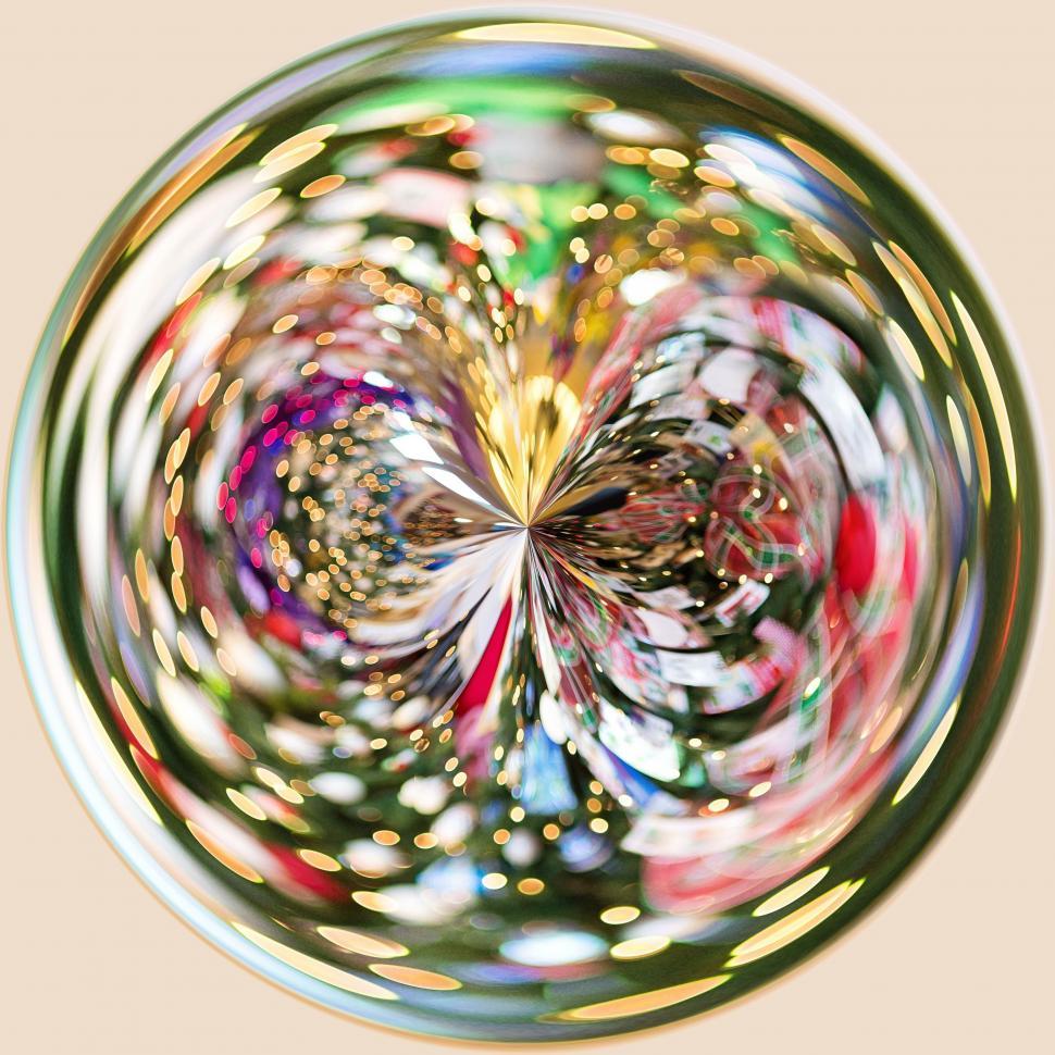 Free Image of Sparkling Christmas Ball - Detailing 