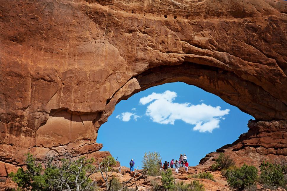 Free Image of People at Arches National Park 