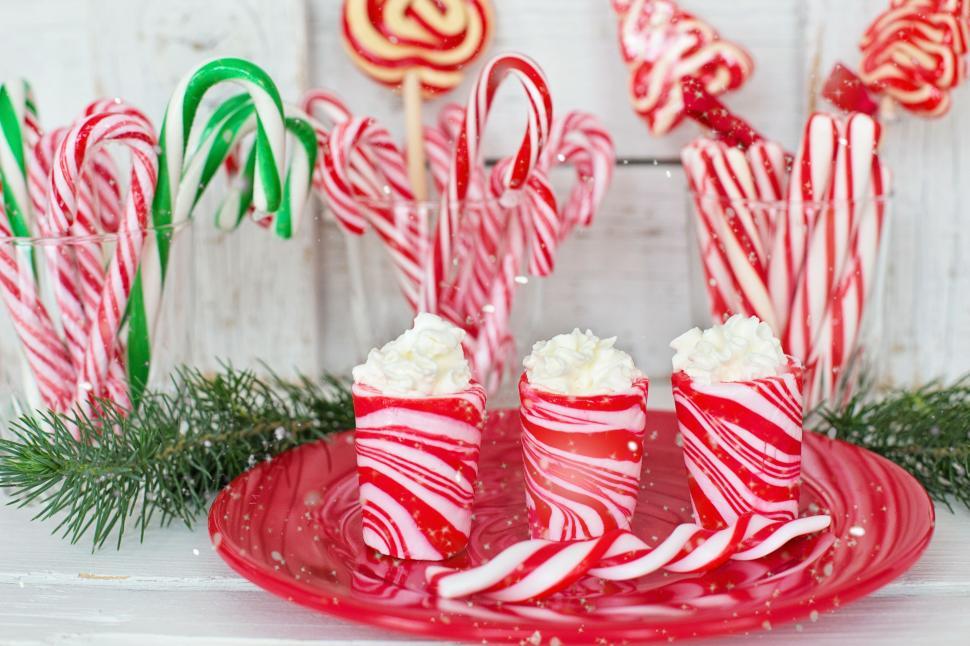 Free Image of Candy canes 