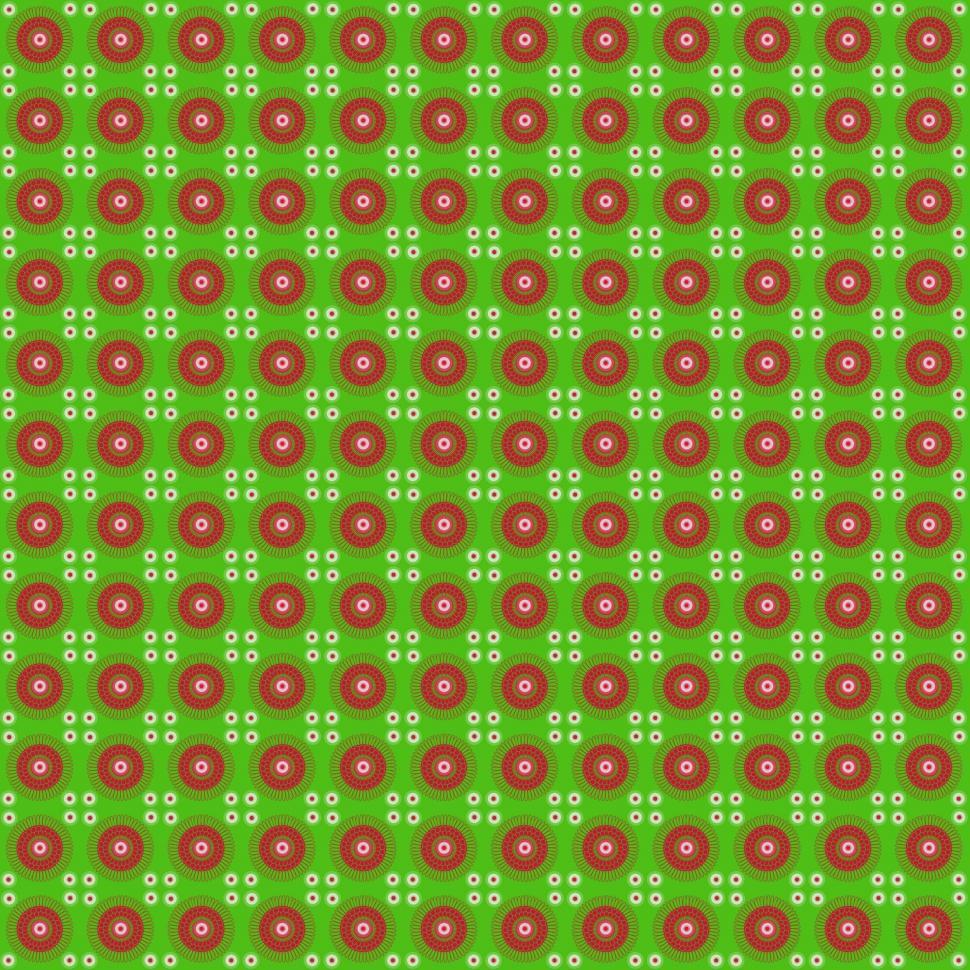 Free Image of Green and Red Design Gift Paper  