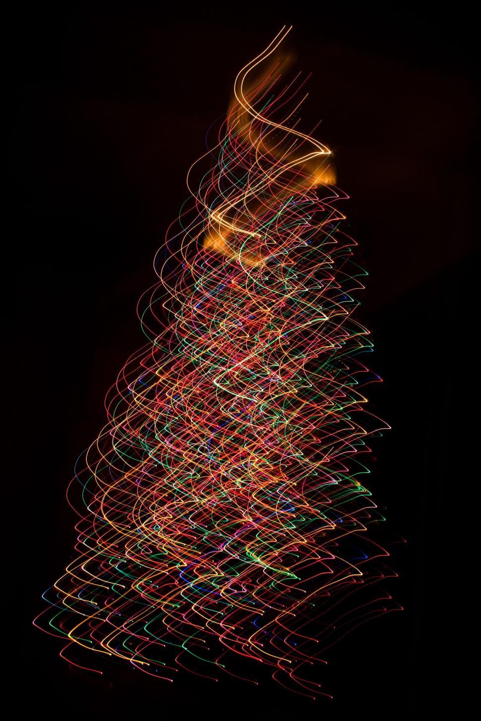 Free Image of Christmas Lights - Background  