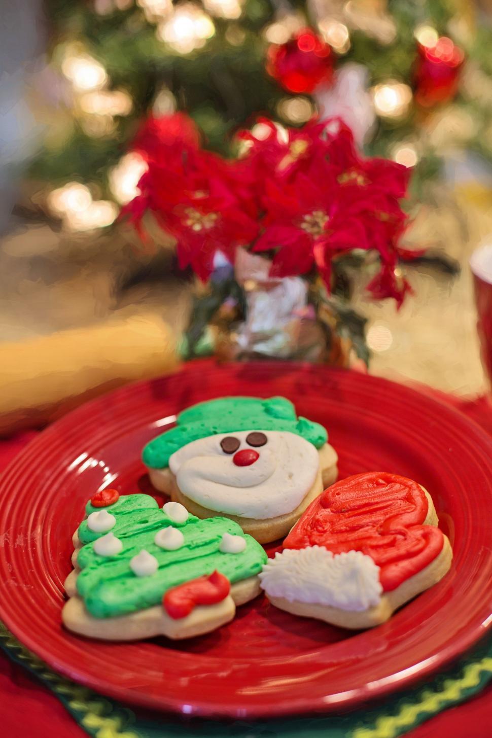 Free Image of Christmas Biscuits 