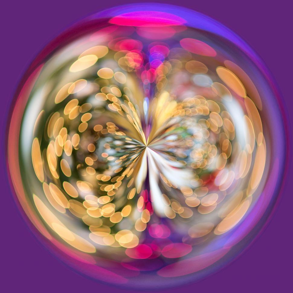 Free Image of Sparkling Christmas Bulb - Macro  