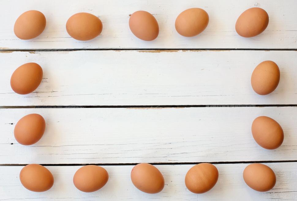 Free Image of Brown Eggs - Frame  