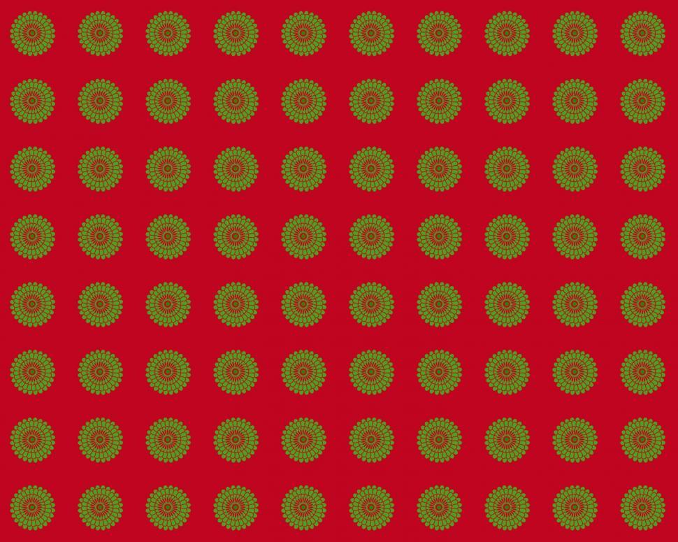 Free Image of Green and Red Wrapping Paper  