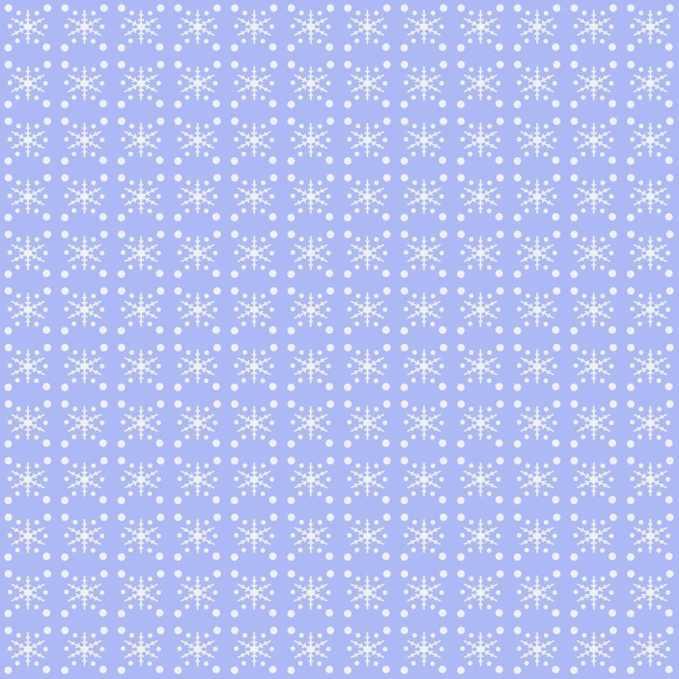 Free Image of Snowflakes Pattern Gift Paper 