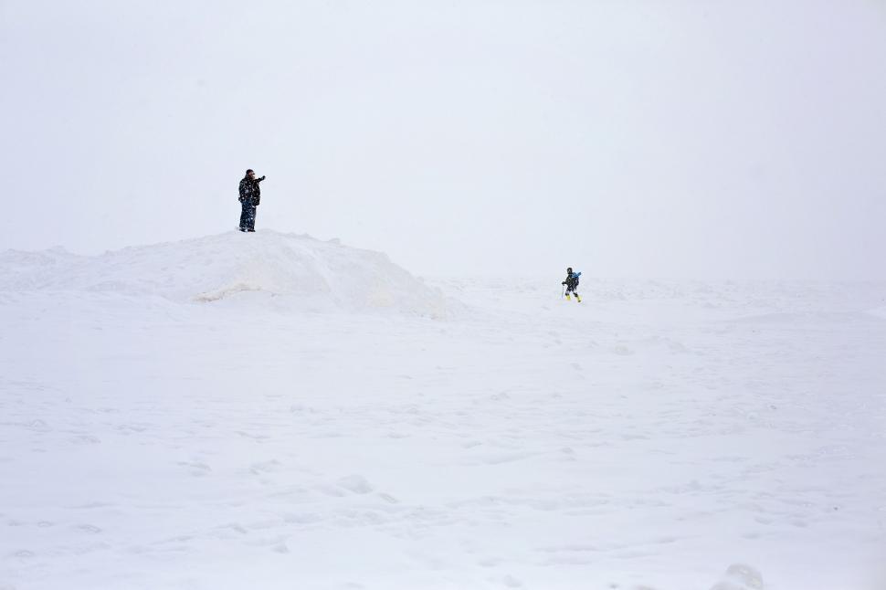 Free Image of People and Snow 