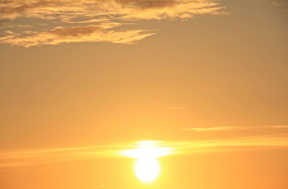 Free Image of Golden Sunset 