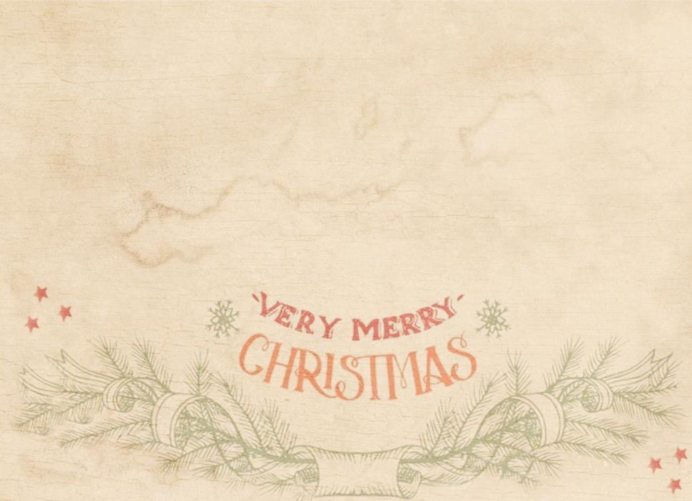 Free Image of Merry Christmas - Greeting Card 
