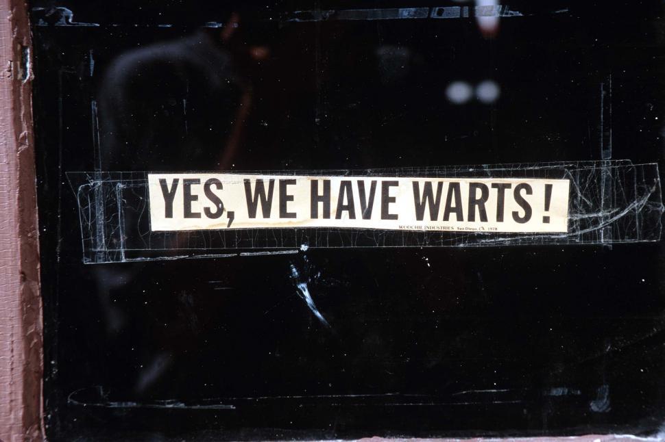 Free Image of Yes, We have Warts! 