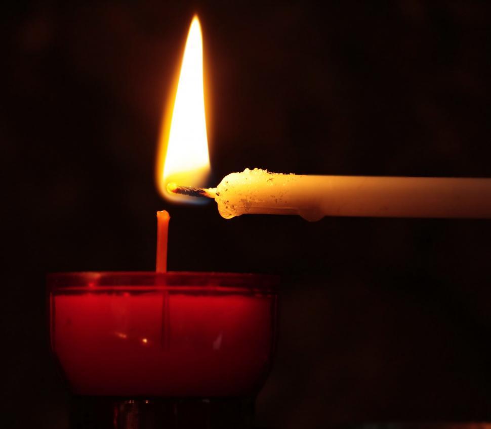 Free Image of Lighting Candle 