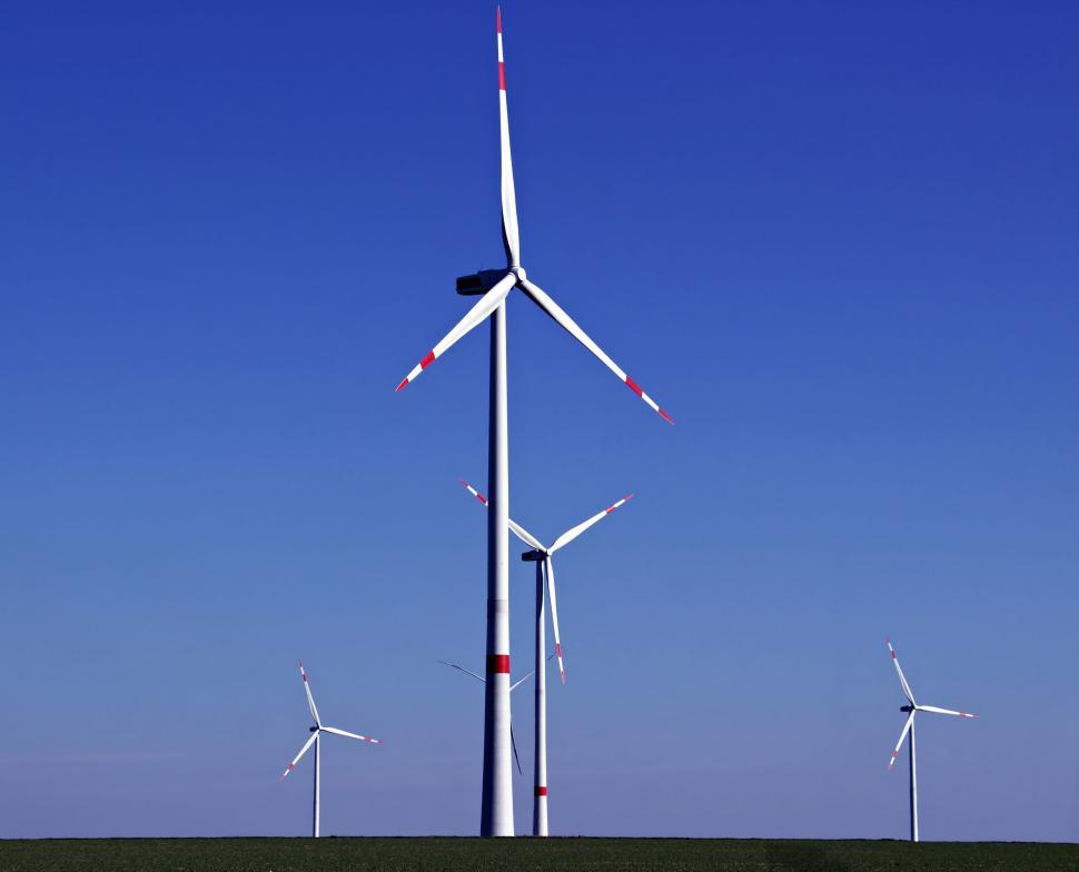 Free Image of Wind Turbines 