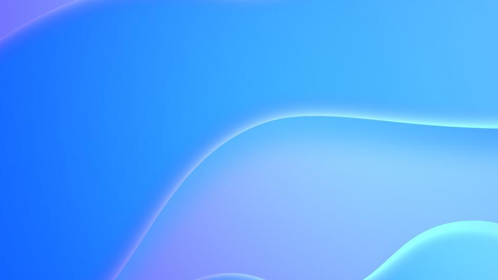 Free Image of Gradient abstract background - Blue waves 