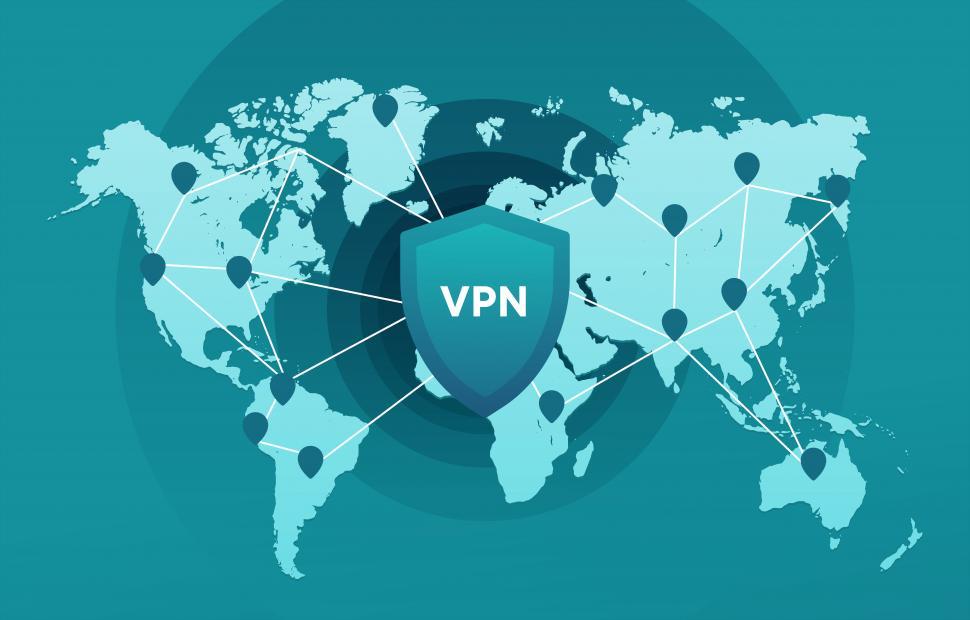 Free Image of VPN connection map 