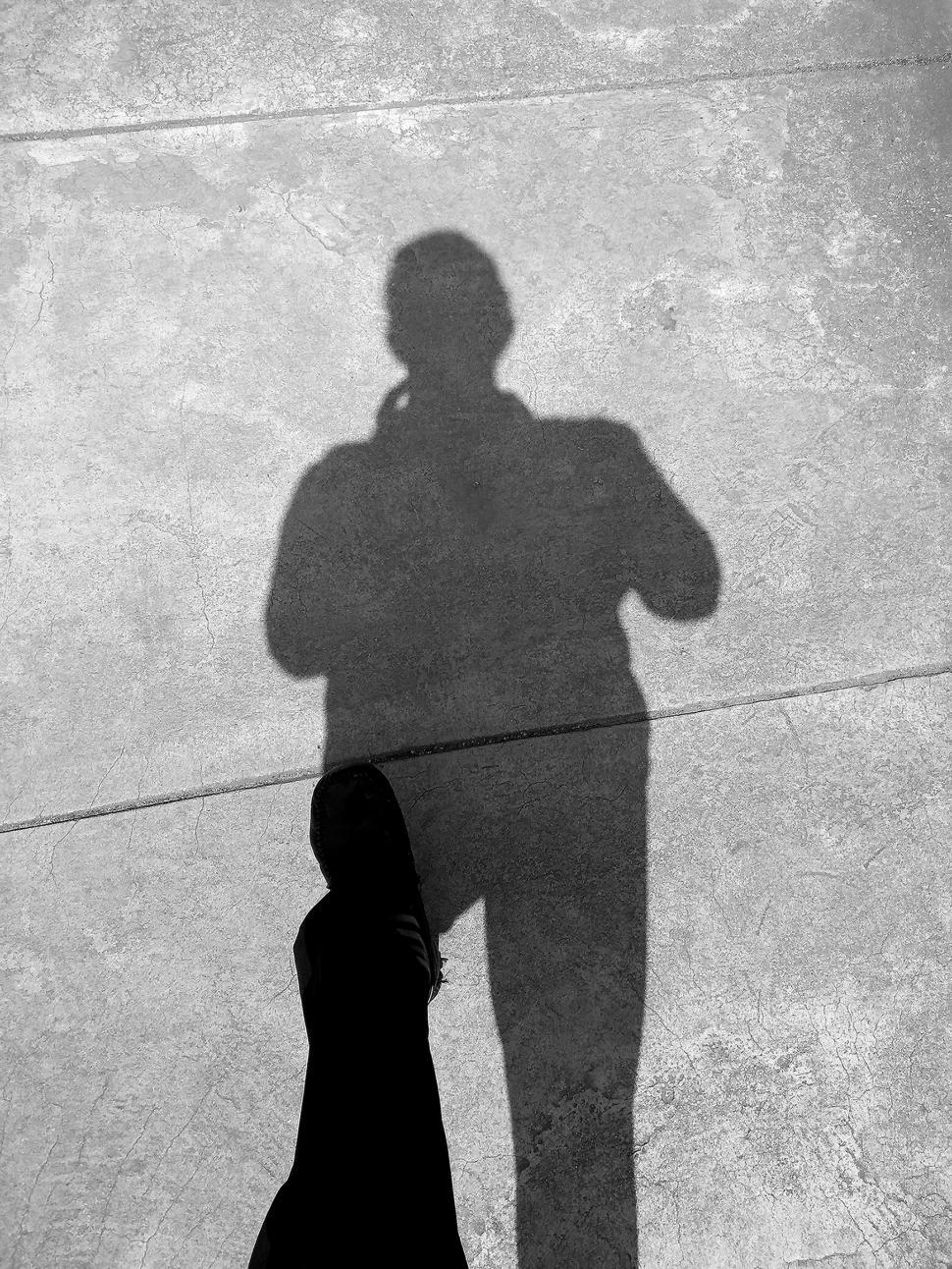 Free Image of Shadow of a man  