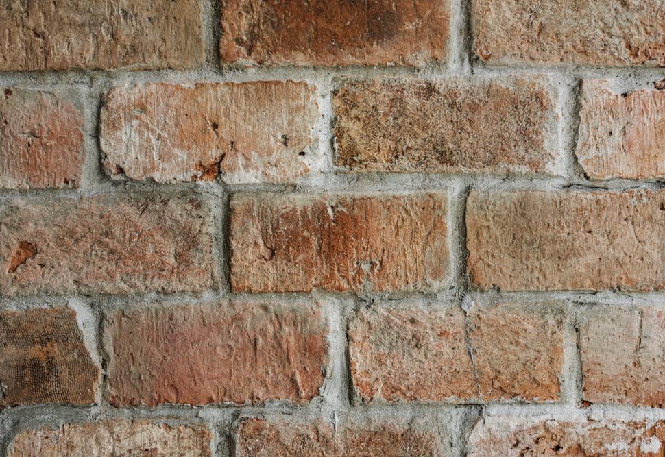 Free Image of Close up of a brick wall 