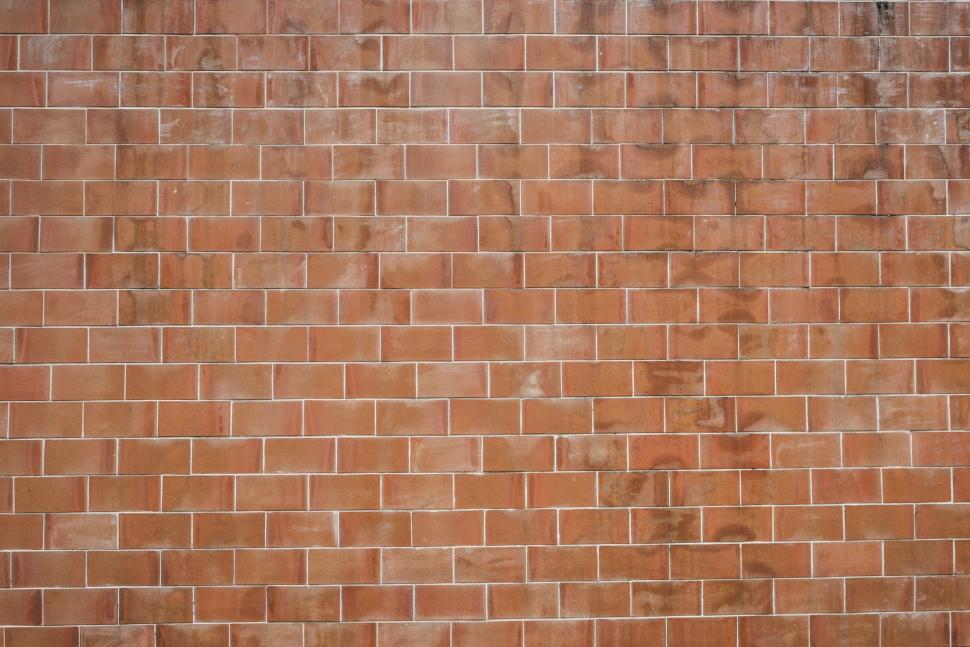 Free Image of Ceramic brick styled wall tiles 