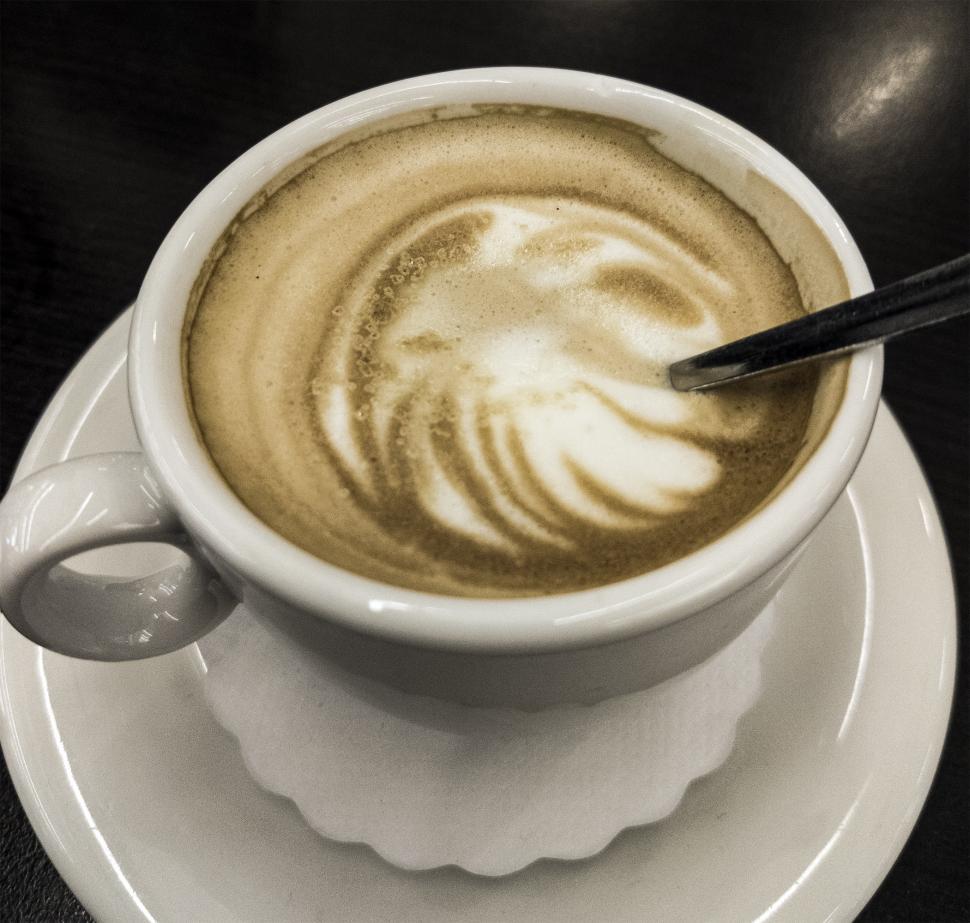 Free Image of Cup of Coffee with Spoon 
