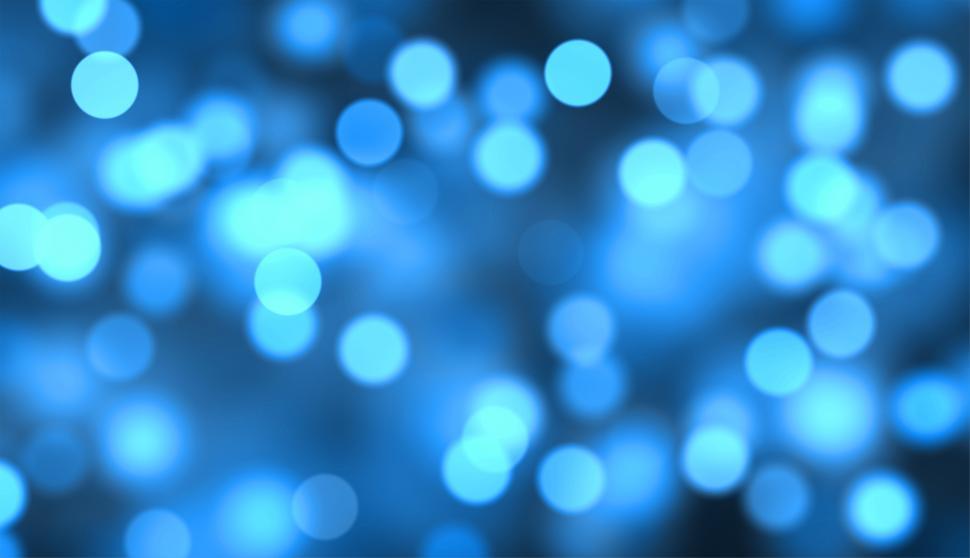 Download Free Stock Photo of Bokeh - Bright Blue - Background 