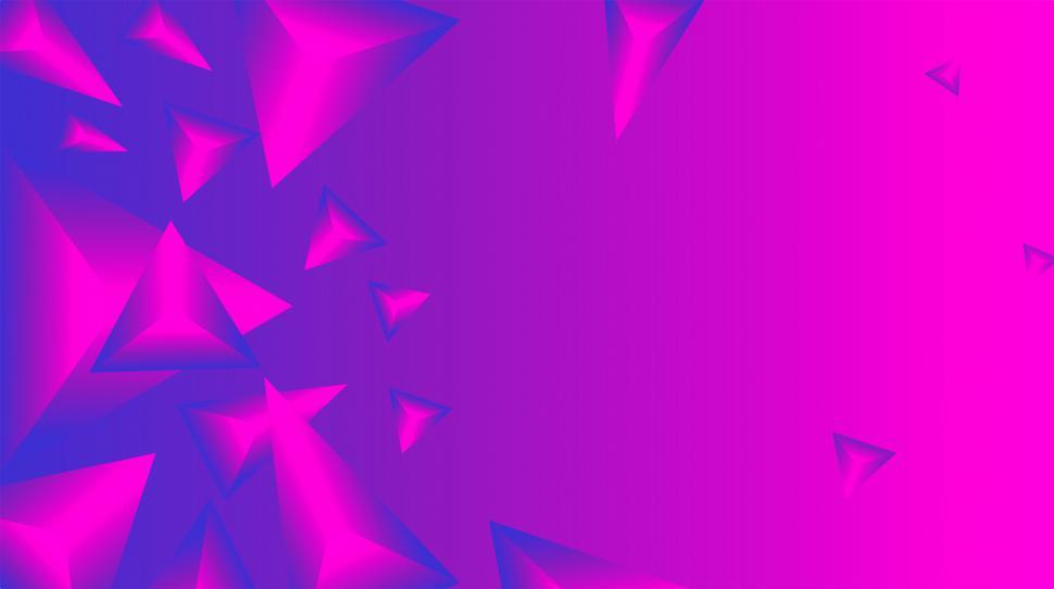 Free Image of Abstract Background - Vivid Purple Triangles 