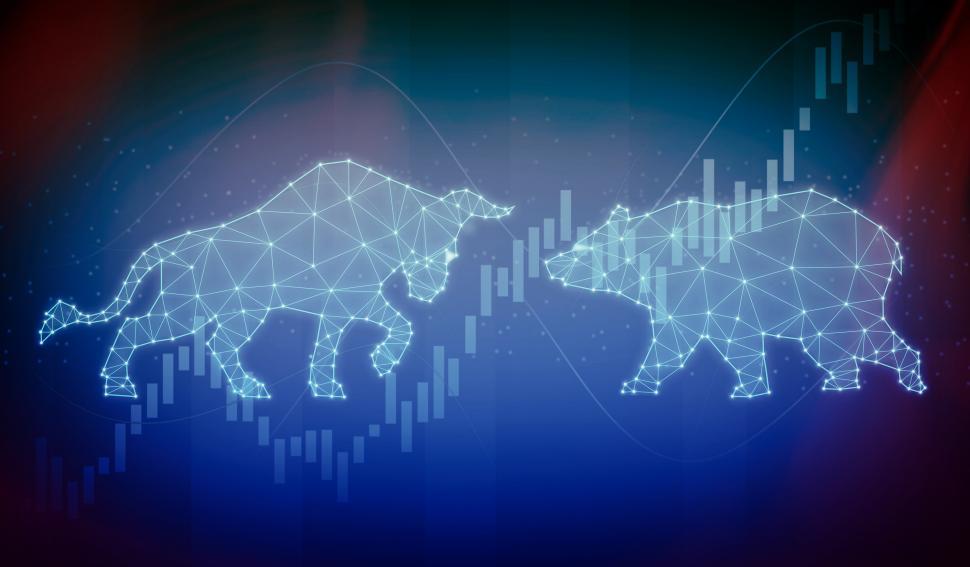 Free Image of Financial Markets Concept - Bull and Bear 