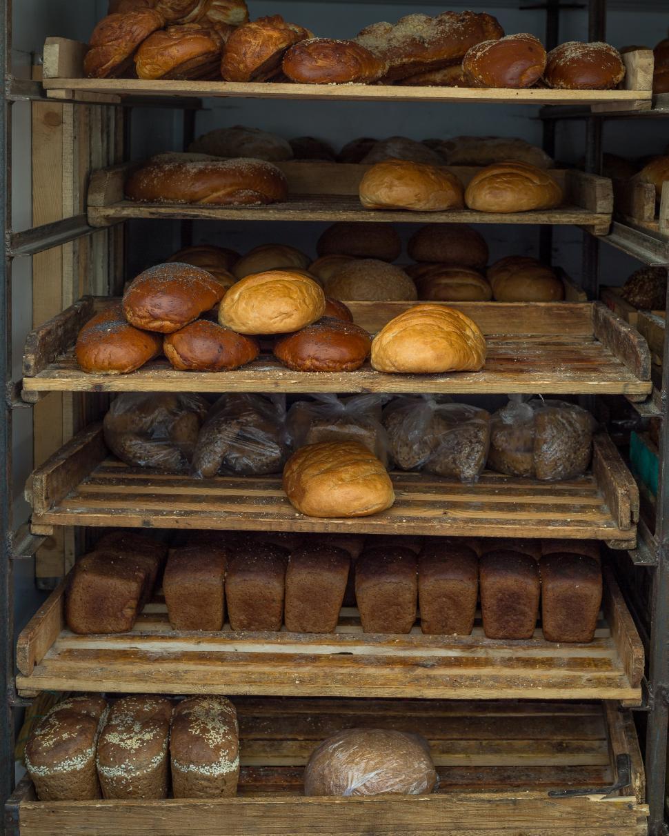 Free Image of Close up of breads and buns 