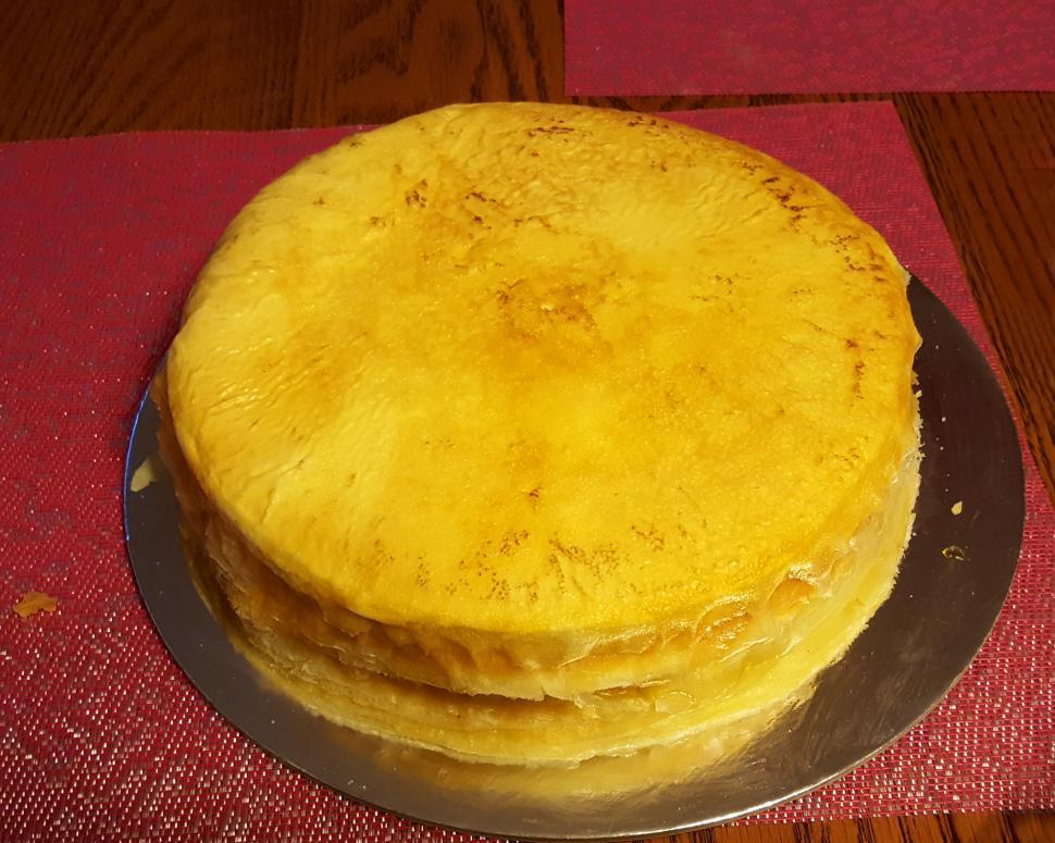 Free Image of Crepe Cake 