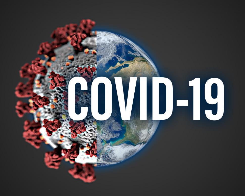 Download Free Stock Photo of COVID-19 Global Pandemic Photo Illustration  