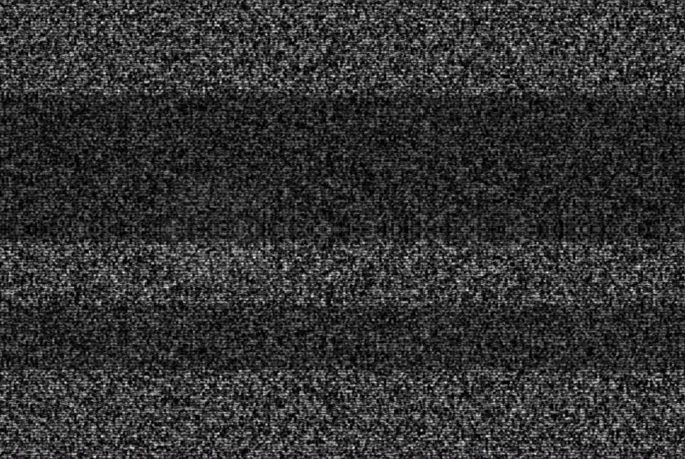Download Free Stock Photo of Static Noise Background - Black and White 