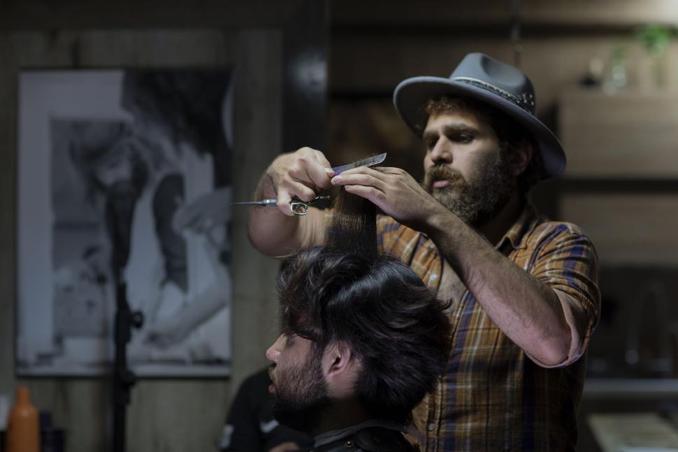 Download Free Stock Photo of Jorj Barber Shop  - Haircut 