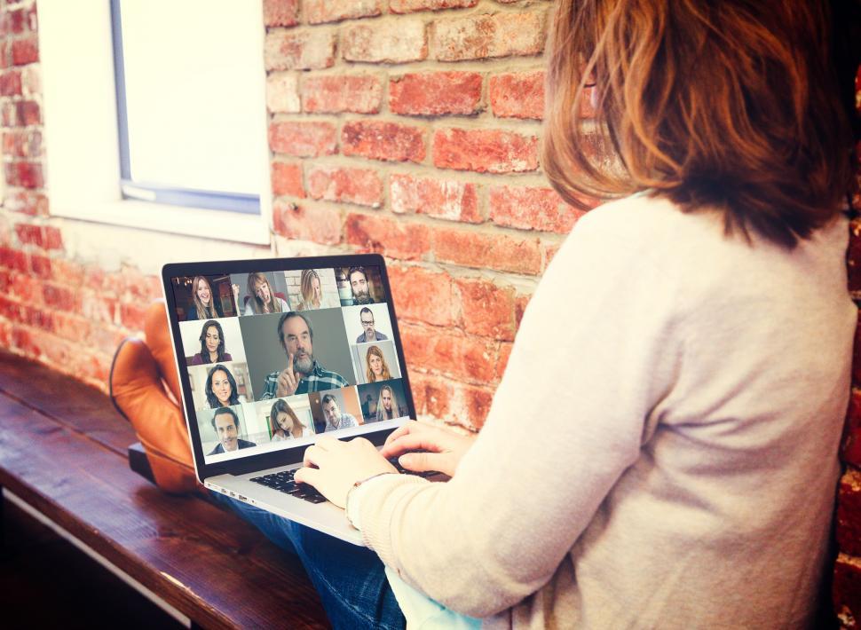 Download Free Stock Photo of Videoconference Call - Online Meeting - Video Conference - Busin 