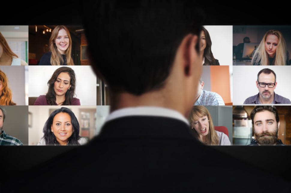 Download Free Stock Photo of Videoconference Call - Online Meeting - Video Conference - Busin 