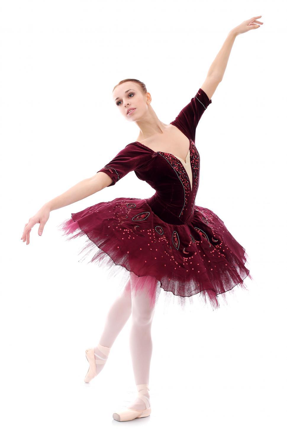 Download Free Stock Photo of Beautiful ballerina performing ballet 