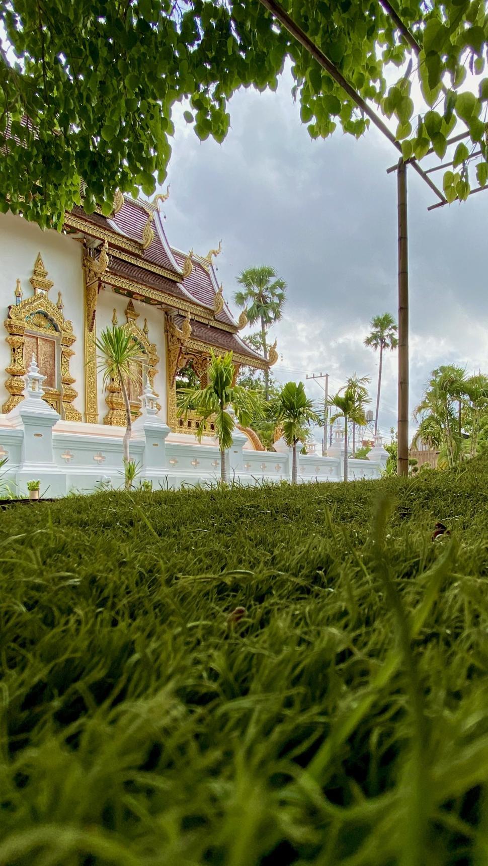 Free Image of Temple on the Grass 