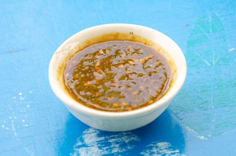 Free Image of Spicy noodle sauce  
