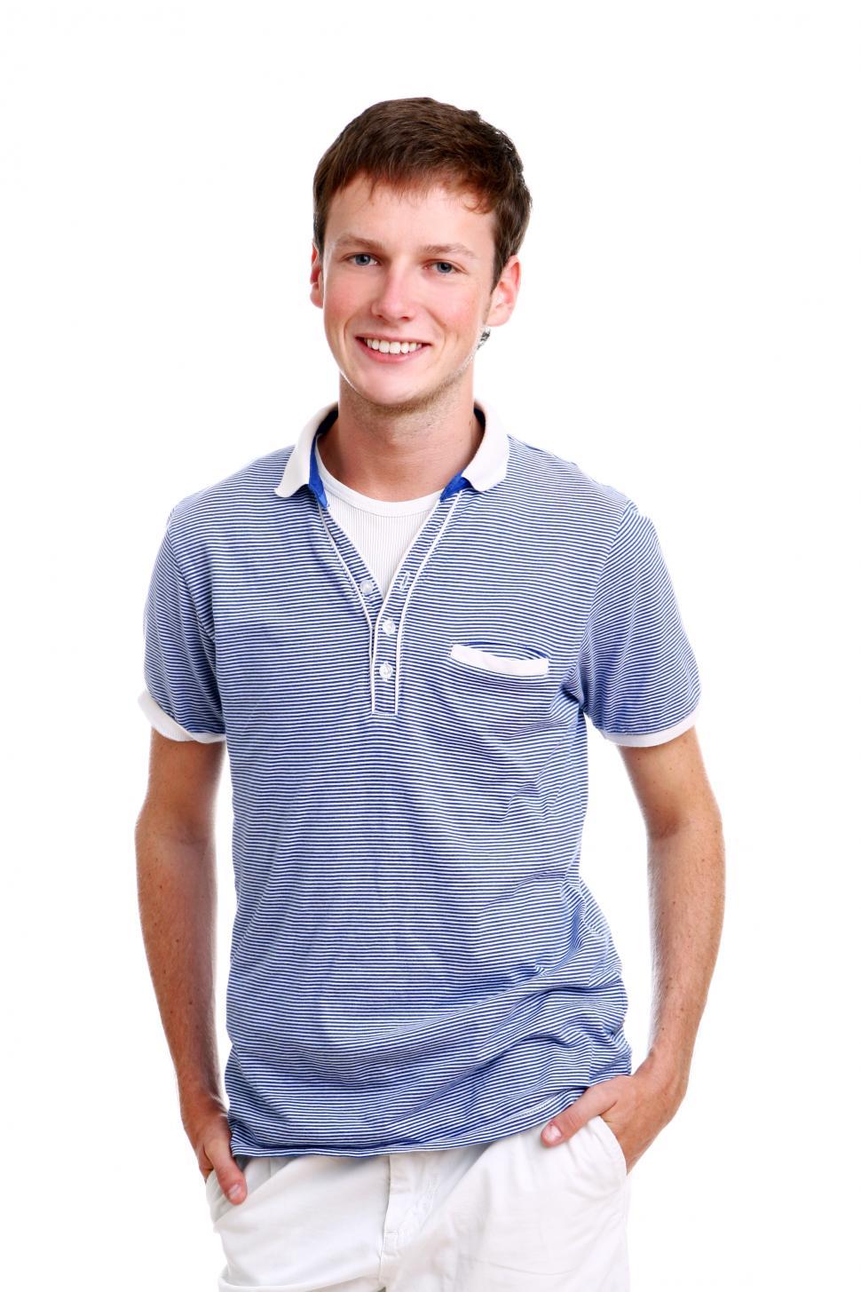 Free Image of young boy with hands in pockets 