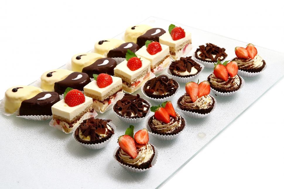 Free Image of tasty and sweet dessert cakes arranged 
