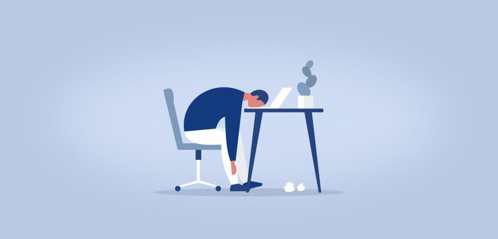 Free Image of Professional Burnout - Exhausted Employee - Millennials  