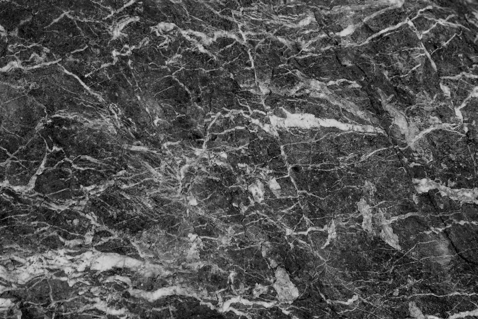 Download Free Stock Photo of  Black and white rock texture background  