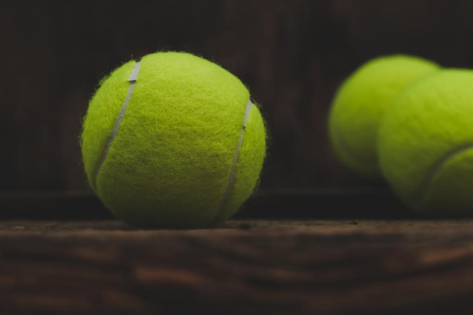 Free Image of Three Tennis balls 