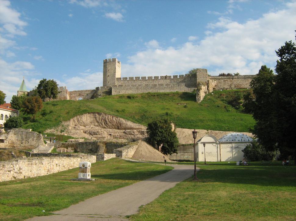 Free Image of Panorama view of old fortress Kalemegdan in Belgrade, Serbia, Europe 